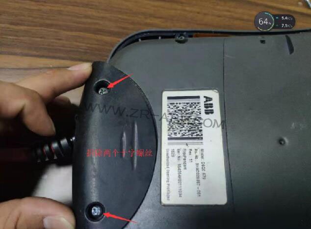 ABB機(jī)器人示教盒維修拆解過(guò)程及更換步驟